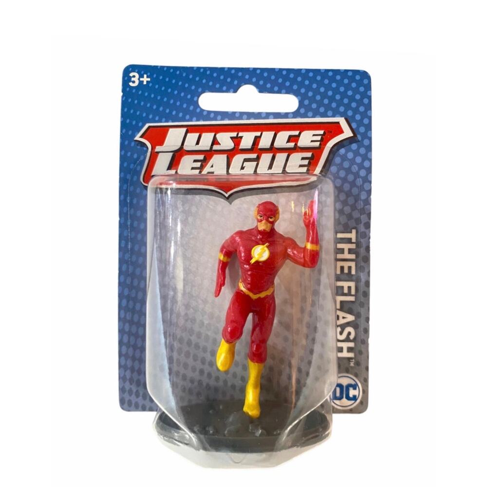 DC Justice League The Flash Mini Figure Toy NIP Mattel 3” Superhero Figurine